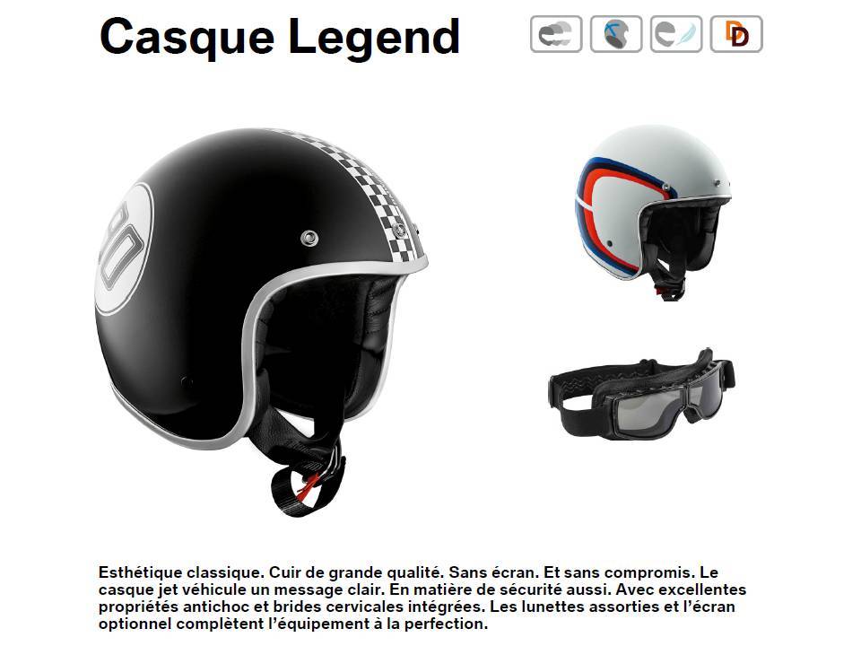 Casque BMW Legend